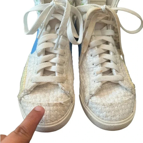 Nike  Blazer Mid 77 Next Nature Citron Tint Sail Women's - Picture 9 of 9